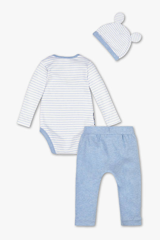 Bebeluși - Disney baby outfit - organic cotton - 3 piece - alb
