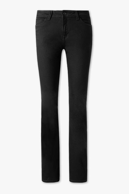 Femei - Straight jeans - negru