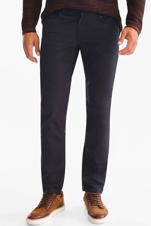 Uomo - Pantaloni - Slim Fit - jeans blu scuro