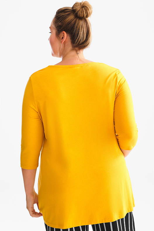 Femme - T-shirt - jaune