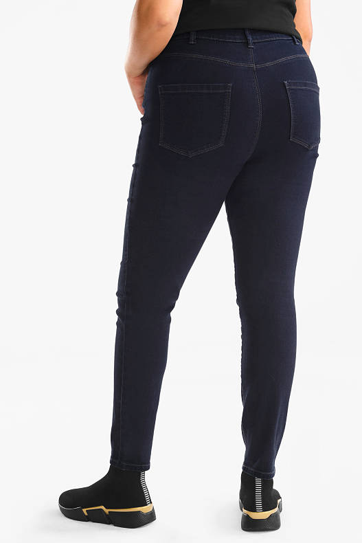 Femei - Super skinny jeans - denim-albastru închis