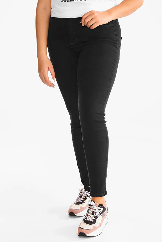 Tendință - Super skinny jeans - negru
