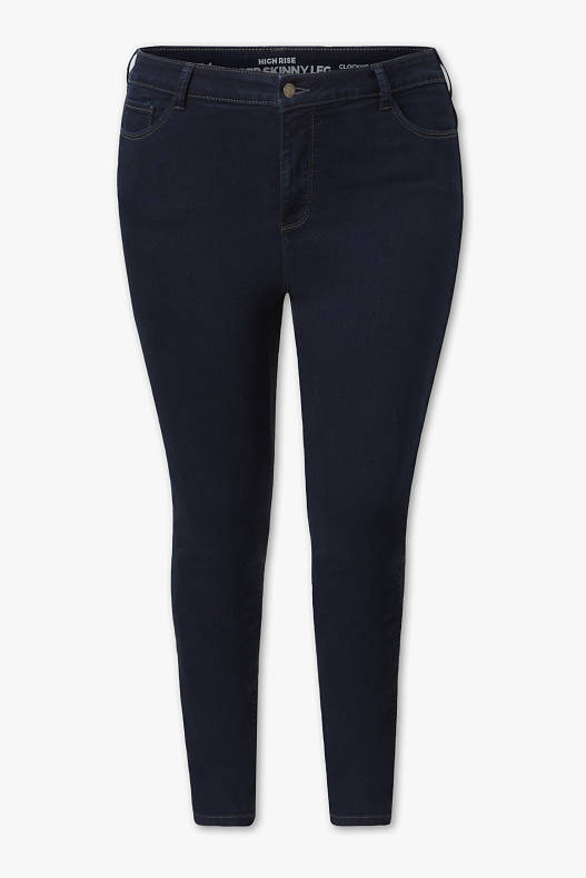 Femei - Super skinny jeans - denim-albastru închis