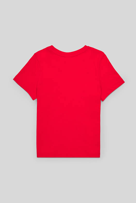 Copii - Tricou cu mânecă scurtă - roșu