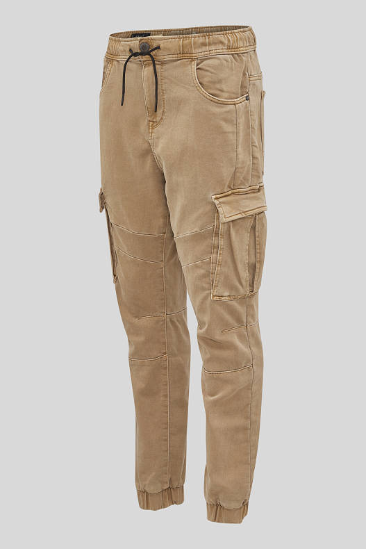 Cargo trousers - tapered fit - recycled – comfy fashion, great prices | C\u0026A