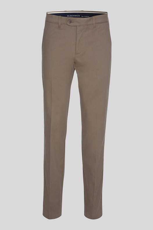 Soldes - Chino - regular fit - marron clair