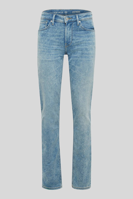 Muži - Slim jeans - Flex jog denim - džíny - světle modré