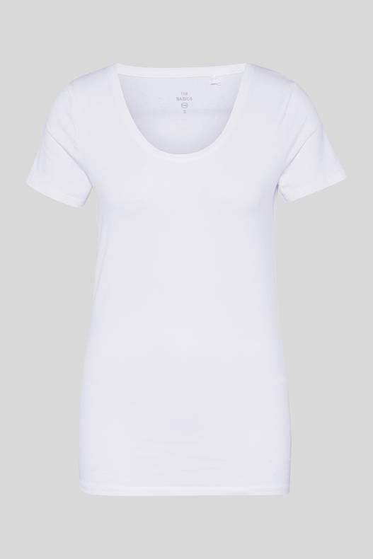 Promotions - T-shirt basique - blanc