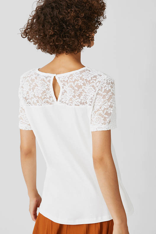 Sale - T-shirt - bianco