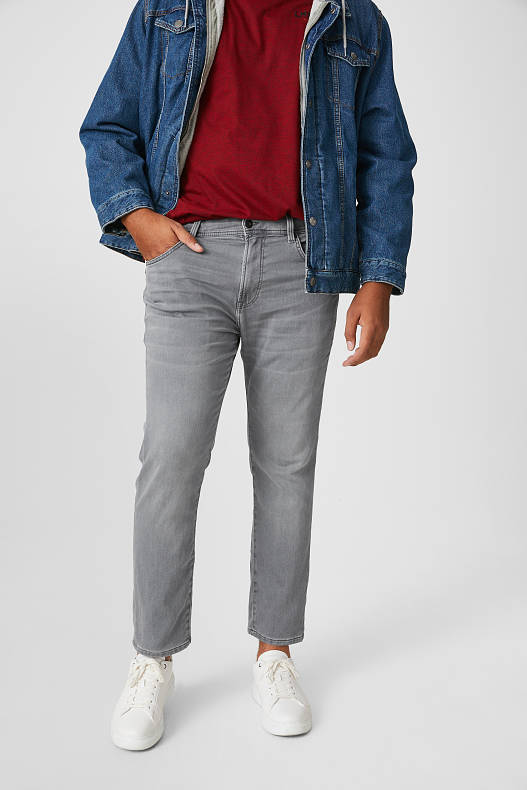 Promoții - Slim jeans - flex jog denim - LYCRA® - gri deschis