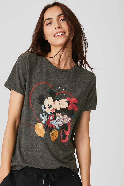 Sale - T-shirt - Disney - nero melange