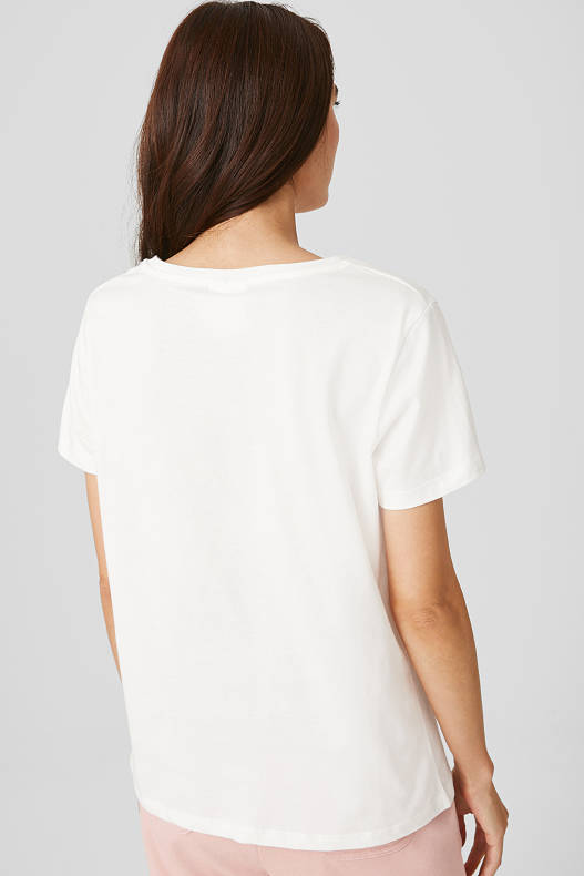Donna - T-shirt - Topolino - bianco crema