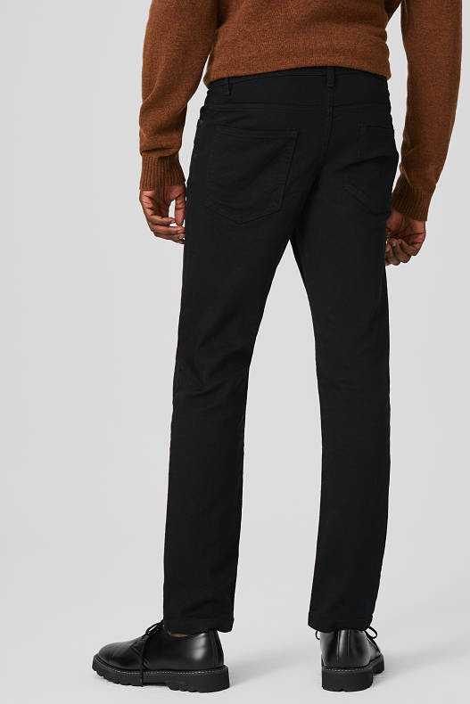 Tendință - Pantaloni - regular fit - negru