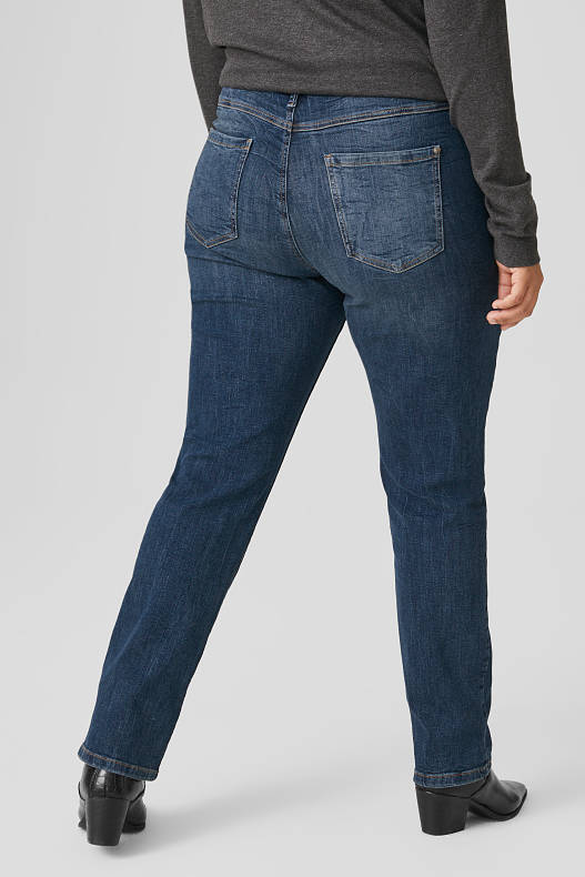 Promoții - Slim jeans - bumbac organic - denim-albastru