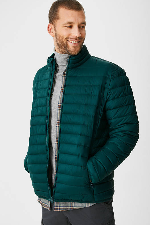 Tendință - Jachetă matlasată - verde