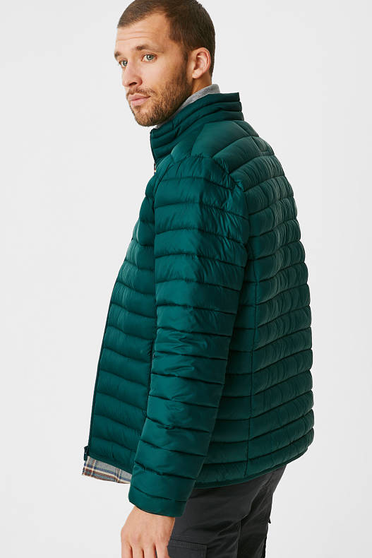 Tendință - Jachetă matlasată - verde