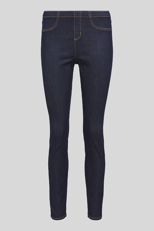 Ženy - Jegging jeans - džíny - modré