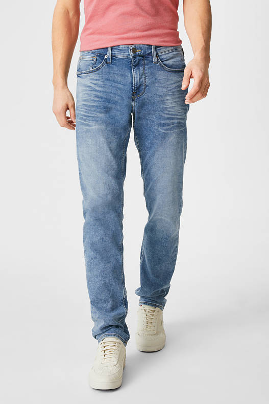 Bărbați - Slim jeans - jog denim - LYCRA® - denim-albastru