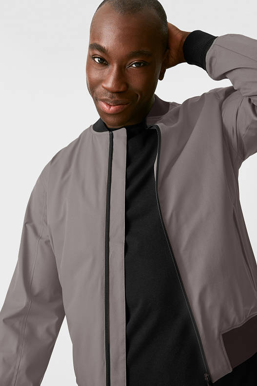 Bărbați - Jachetă de aviator - flex - grafit