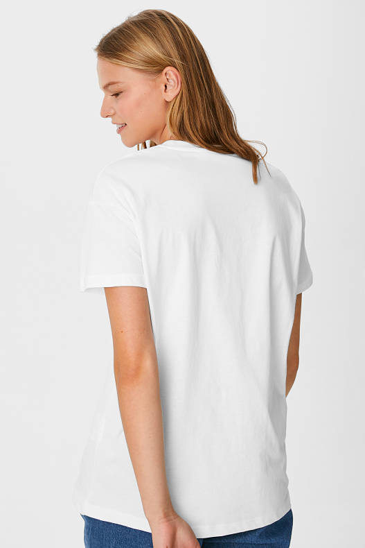 Sale - CLOCKHOUSE - t-shirt - bianco