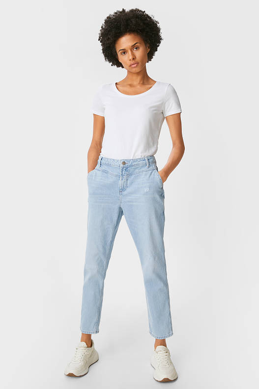 Sale - Premium straight tapered jeans - jeans azzurro