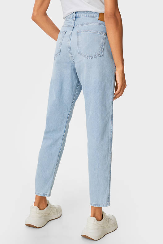 Slevy - Premium straight tapered jeans - džíny - světle modré