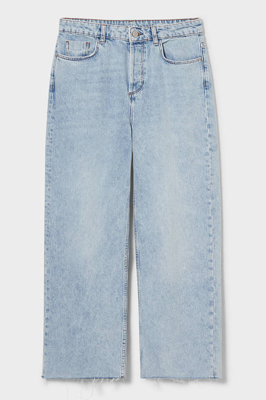 Promoții - Premium wide leg jeans - denim-albastru deschis