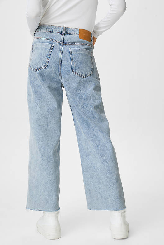 Sale - Premium wide leg jeans - jeans azzurro