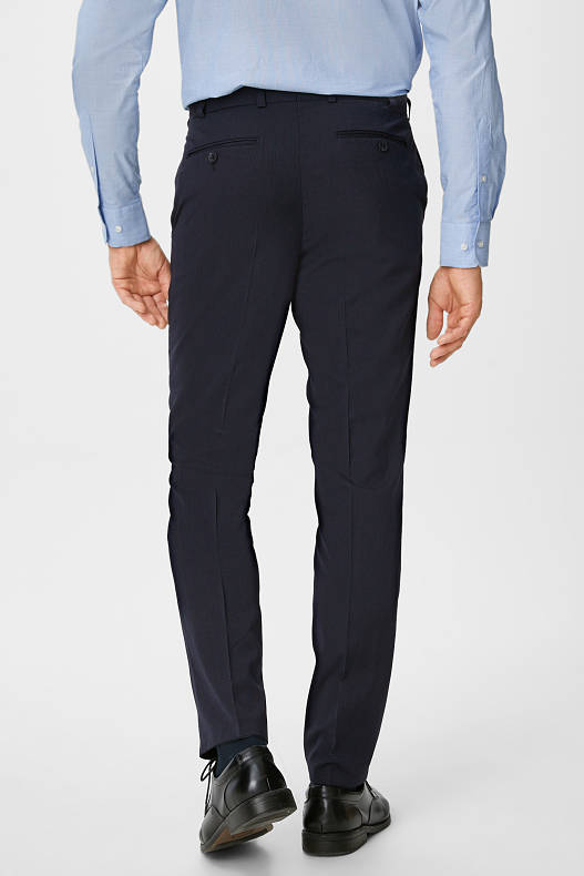 Tendință - Pantaloni modulari - Regular Fit - albastru închis