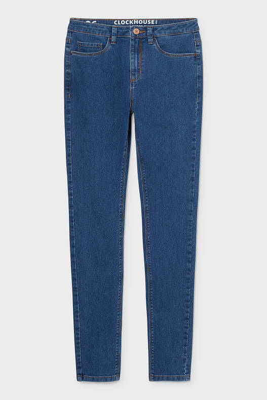 Tendenze - CLOCKHOUSE - super skinny jeans - a vita alta - jeans blu