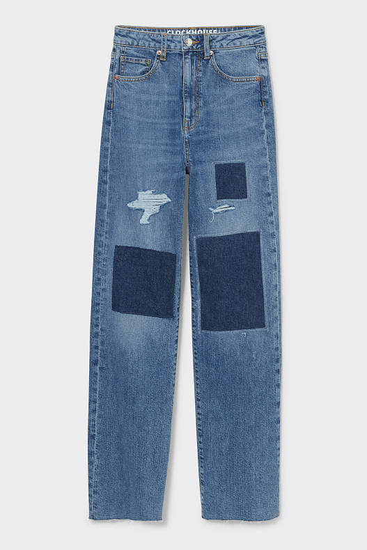 CLOCKHOUSE - CLOCKHOUSE - relaxed jeans - denim-albastru