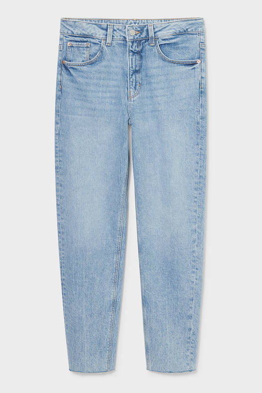 Ženy - Mom jeans - džíny - světle modré