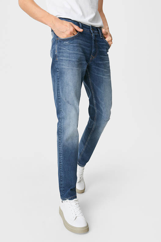 Bărbați - CLOCKHOUSE - skinny jeans - LYCRA® - denim-albastru