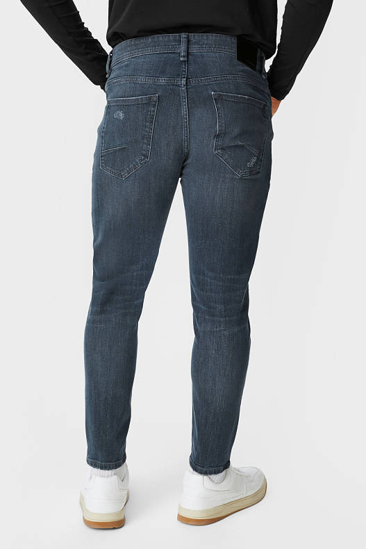 Bărbați - CLOCKHOUSE - carrot jeans - denim-albastru