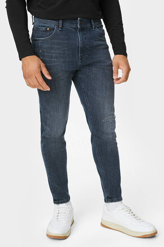 Bărbați - CLOCKHOUSE - carrot jeans - denim-albastru