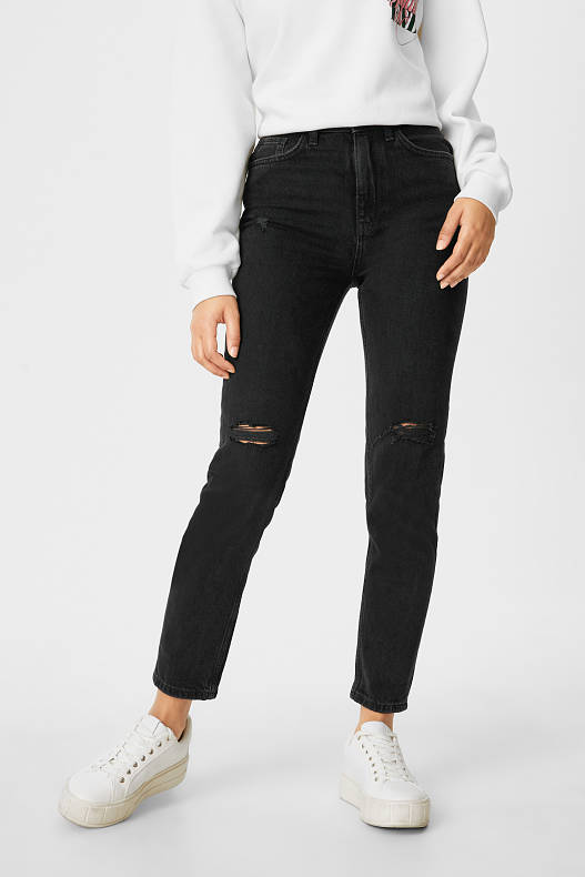 Femei - CLOCKHOUSE - slim jeans - negru