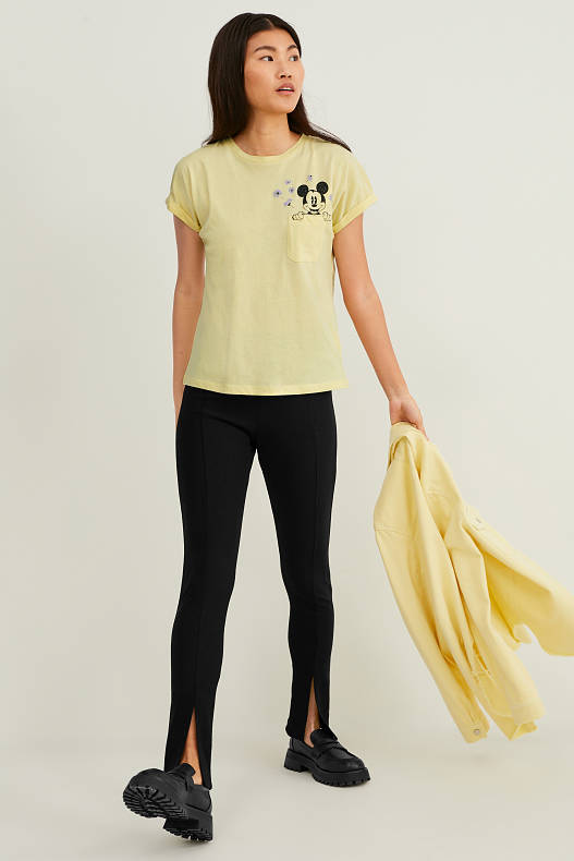 Promotions - T-shirt - Mickey Mouse - jaune clair