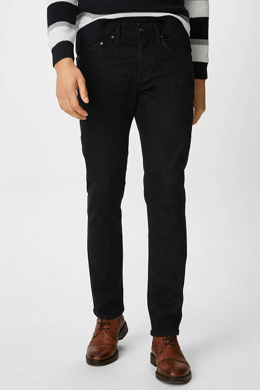 Bărbați - Slim jeans - negru