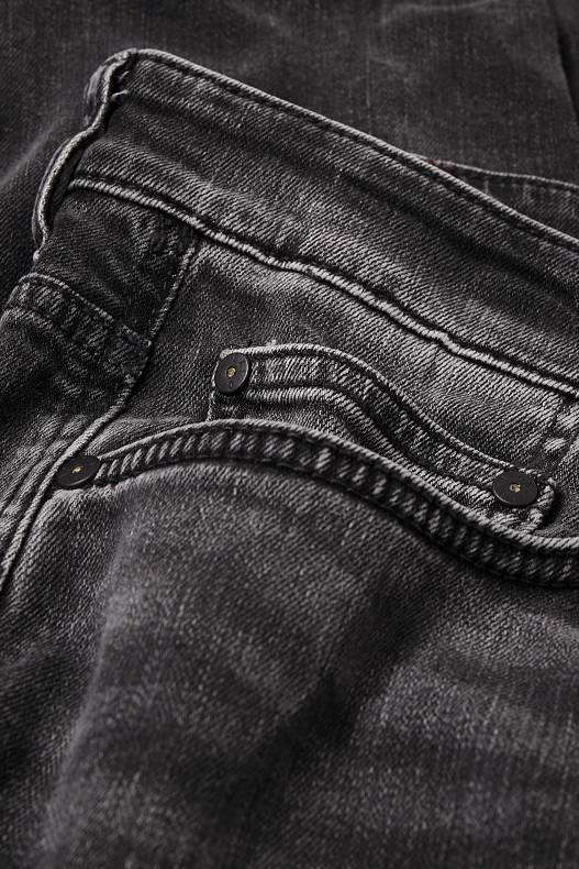 Muži - Tapered jeans - LYCRA® - černá-žíhaná