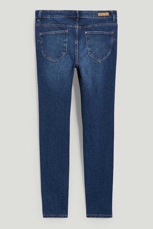 Femei - Skinny jeans - jeans modelatori - denim-albastru