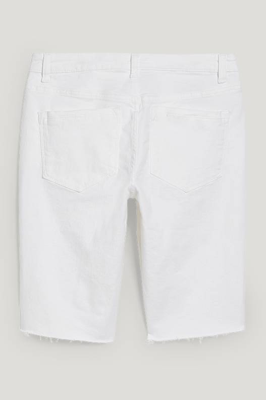 Tendenze - Bermuda di jeans - bianco