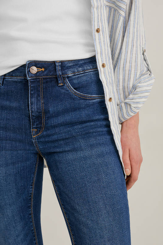 Tendință - Skinny jeans - jeans modelatori - denim-albastru