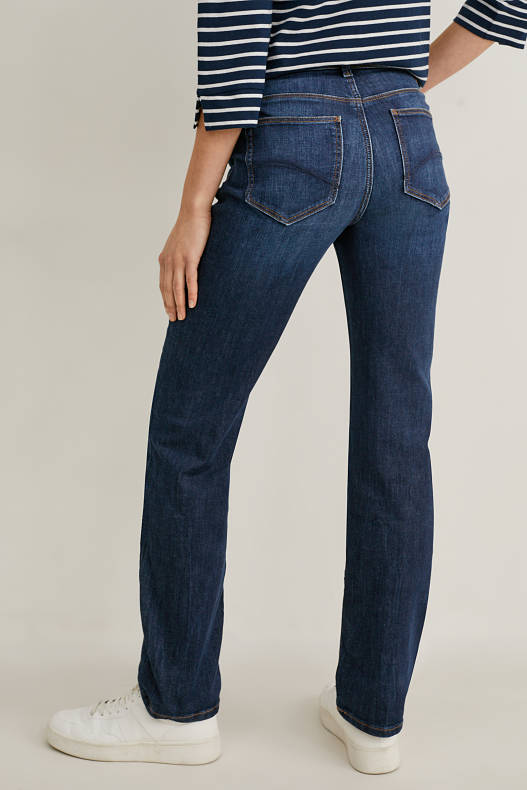 Femei - Straight jeans - denim-albastru