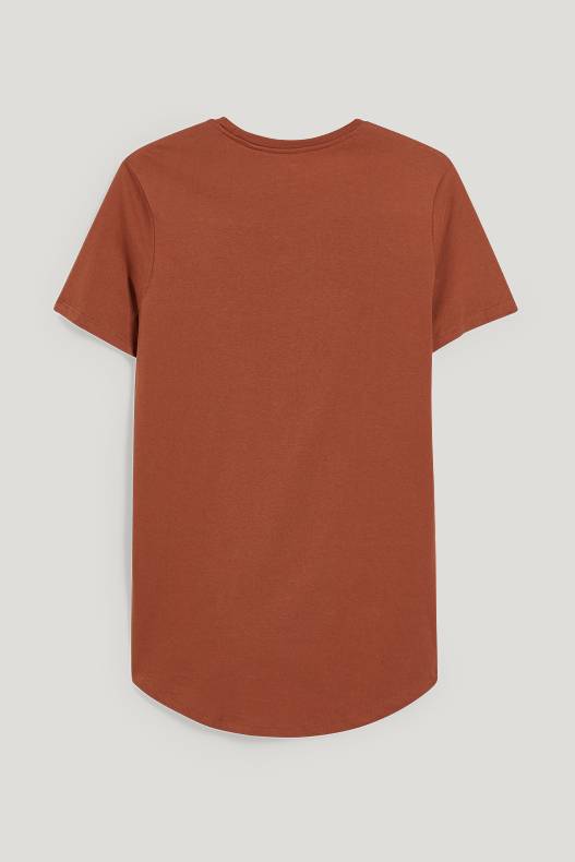 Homme - T-shirt - marron