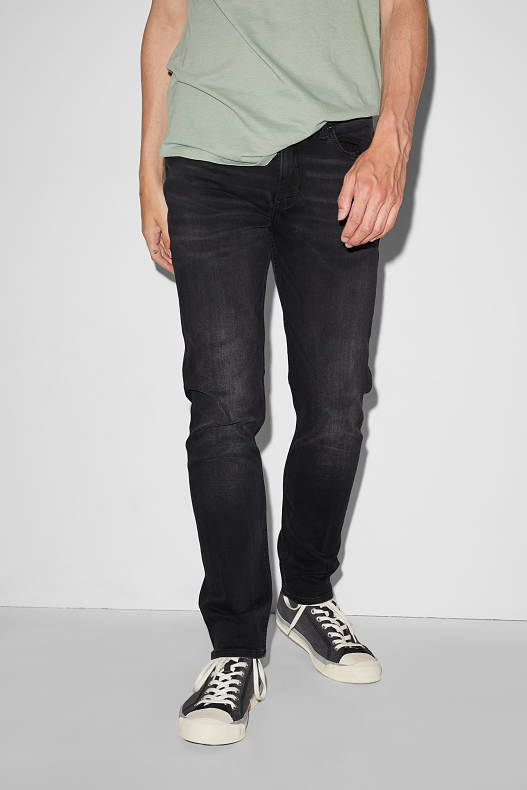 Bărbați - CLOCKHOUSE - slim jeans - denim-gri închis
