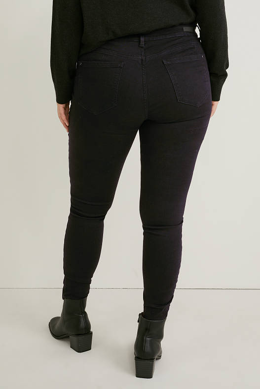 Tendință - Skinny jeans - jeans modelatori - LYCRA® - negru
