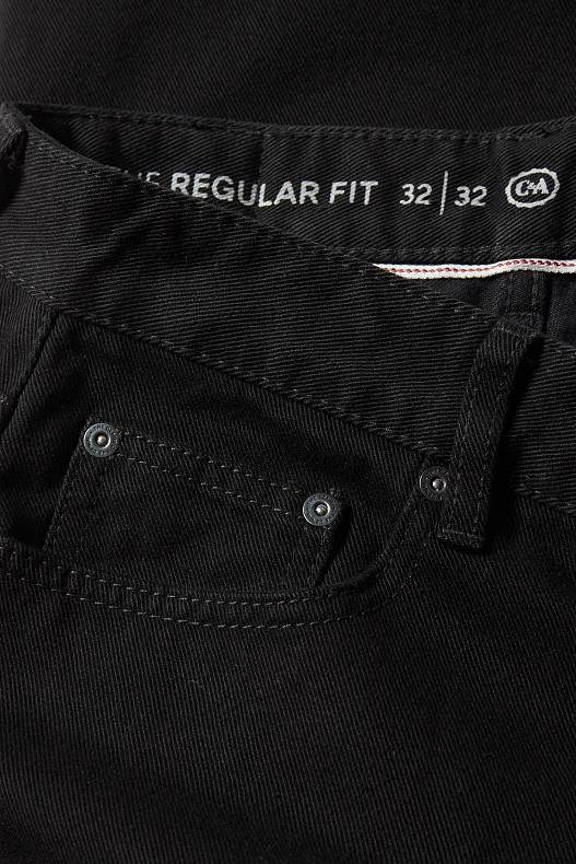 Tendință - Regular jeans - negru