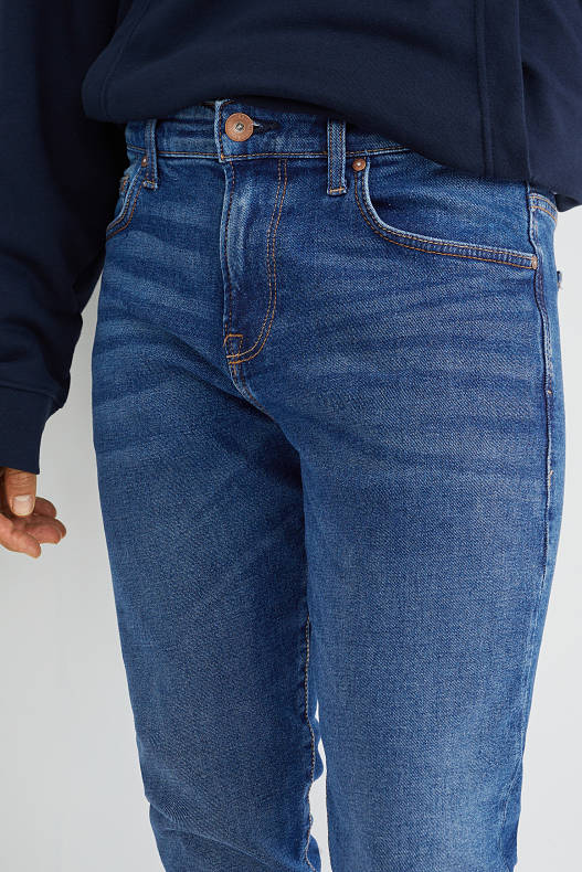 Bărbați - Slim jeans - denim-albastru