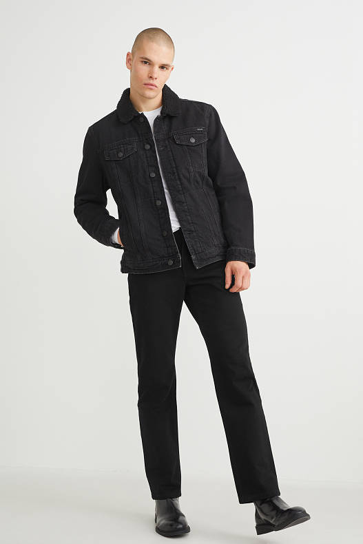 Tendință - Regular jeans - negru