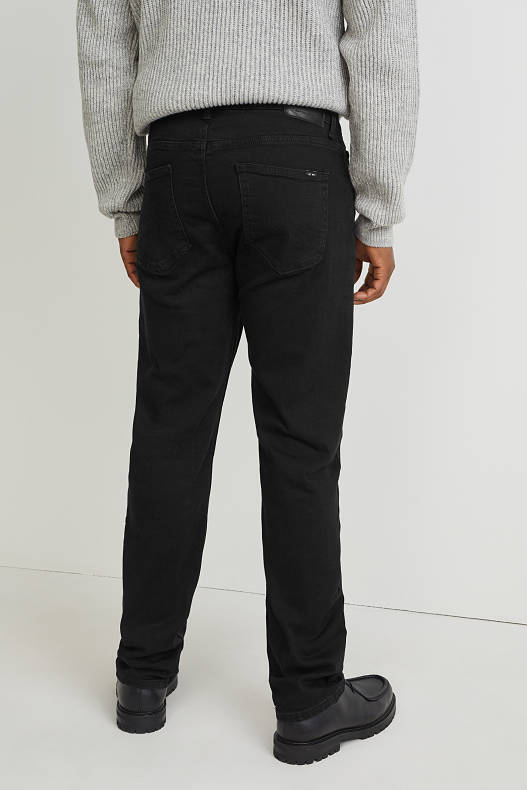 Tendință - Straight jeans - negru